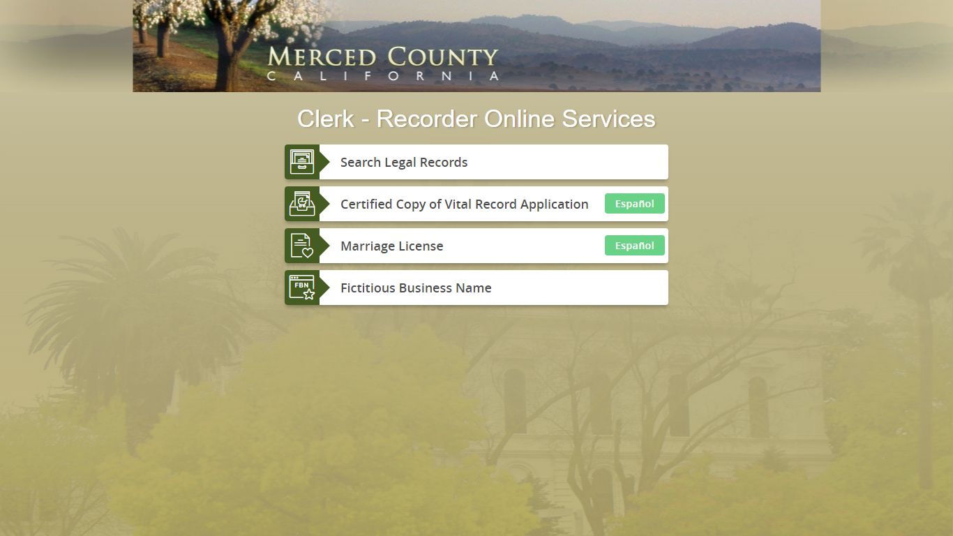 MERCED COUNTY